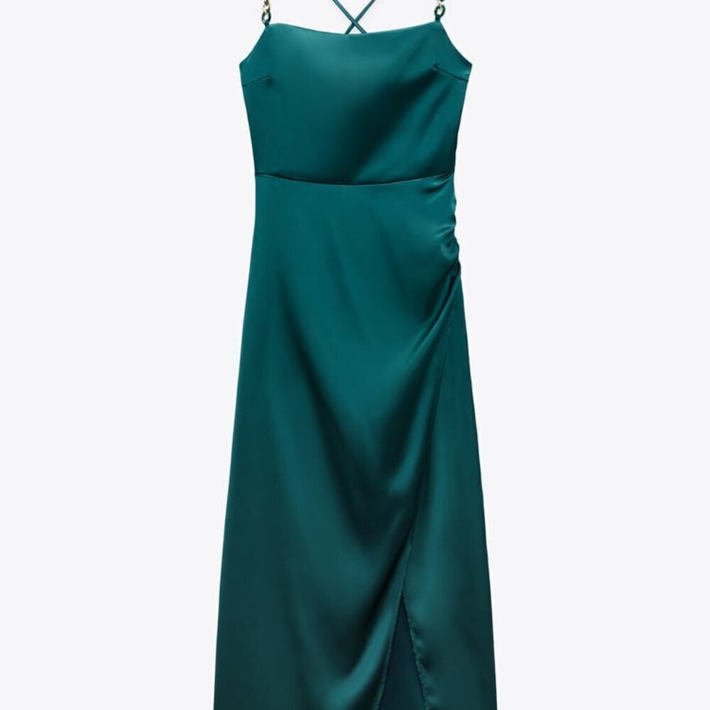ZARA NEW️ LINGERIE STYLE DRESS SIZE S 8741 899 445 - Picture 5 of 5